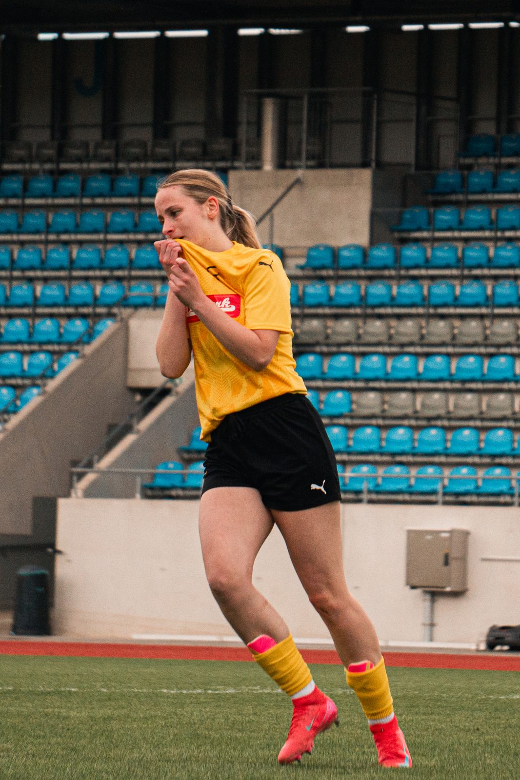 Spielerin im Lauf